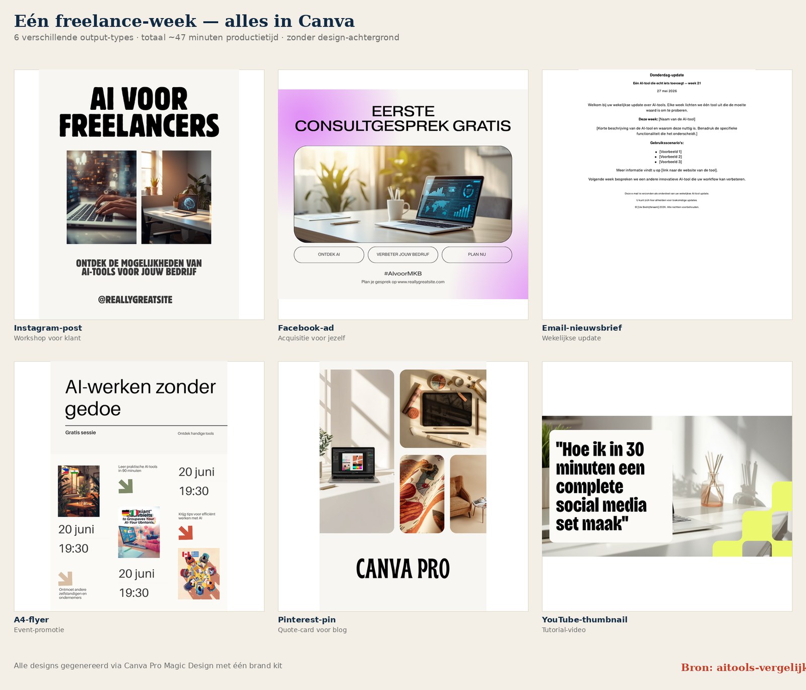 AI-tools voor freelancers in 2026 — 7 die je 5+ uur per week besparen